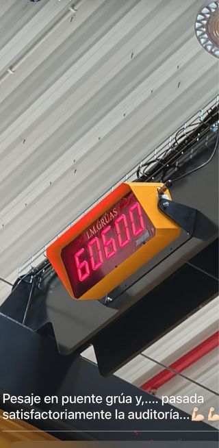 Puente grúa 60500kg