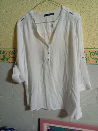 Blusones rosa y blanca 