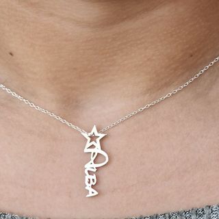 Collar Alba plata - Estrella