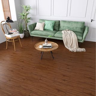 Suelo vinílico autoadhesivo PVC efecto madera