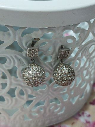 Pendientes Plata Brillantes