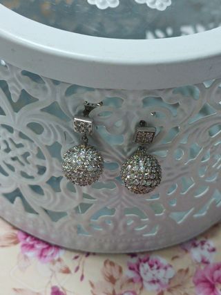 Pendientes Plata Brillantes