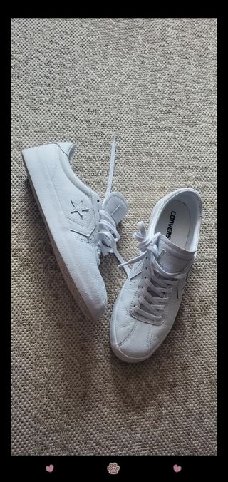 Converse blancas piel - Talla 9,5