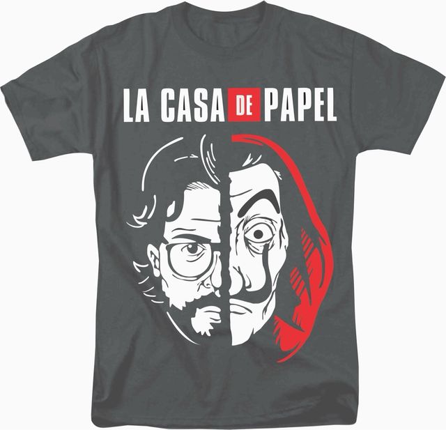 2 Camisetas estampadas: superhéroes & guitarra