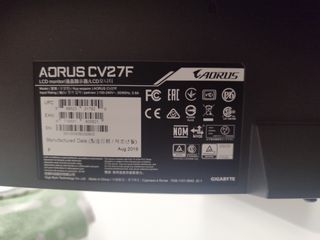 Monitor curvo Aorus CV27F