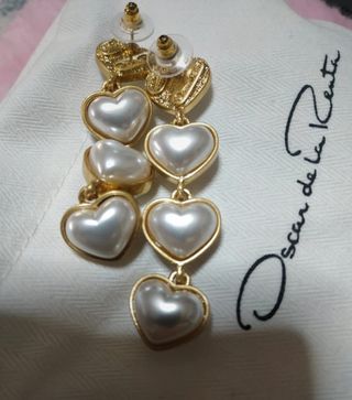 Pendientes Oscar de la Renta dorados