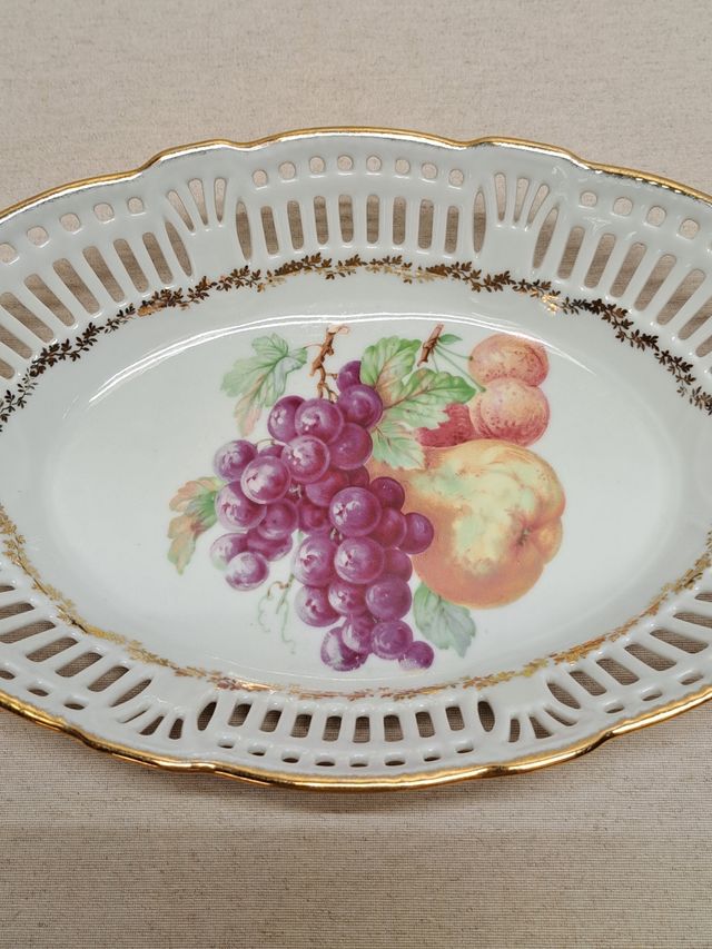 Cestino o fruttaio in porcellana Bavaria