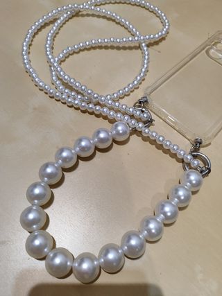 Funda Xiaomi 15 Ultra con collar perlas