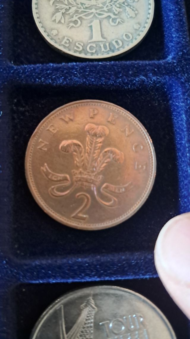 Moeda 2 Pence Britânica 1971