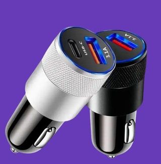 Cargador iphone, ipad.. súper rápido para coche