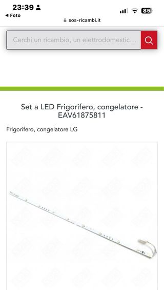 Barra LED frigo LG EAV61875811