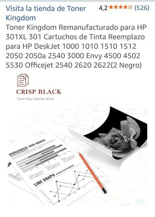 Cartuchos tinta 301XL (x2)