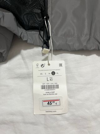 Cazadora Bershka gris L - NUEVA