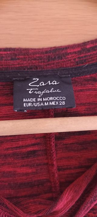 Vestido Zara rojo talla S