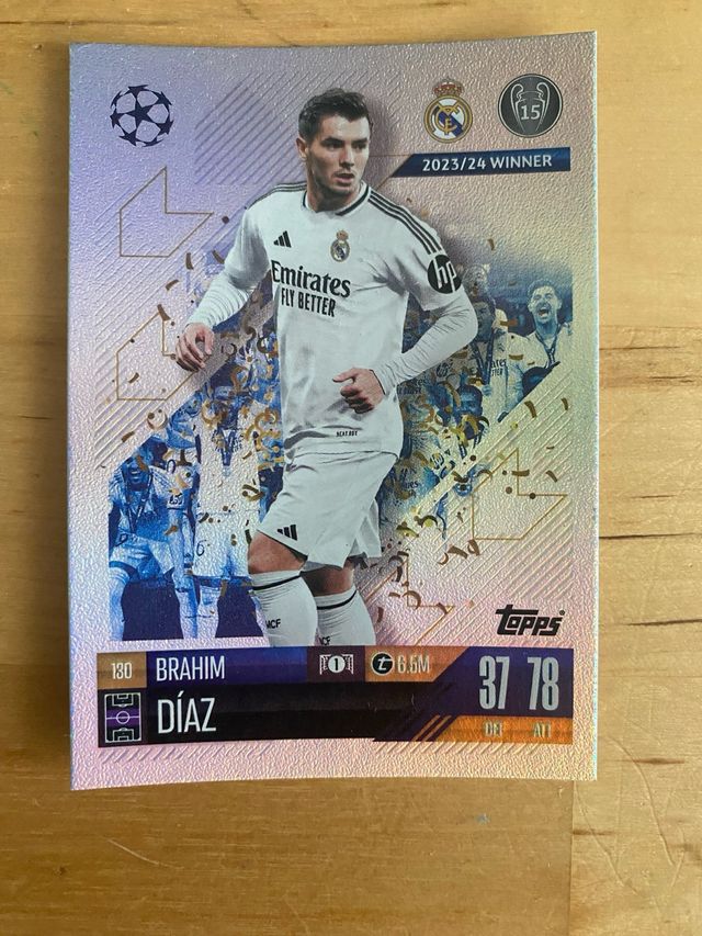 Brahim Díaz  winners Topps Match Attax 24-25