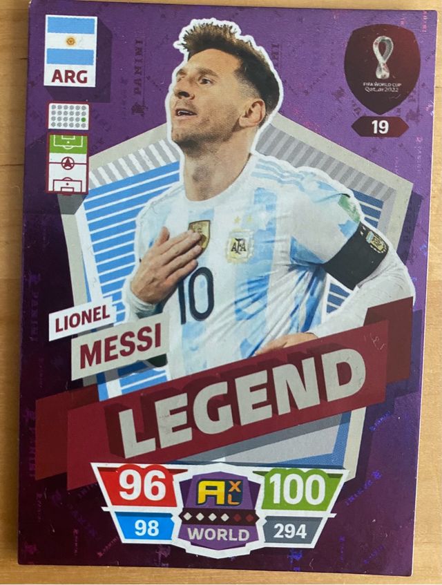 Leo Messi Legend - Adrenalyn XL WC Qatar 2022
