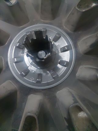 Tapa llanta Tesla negra