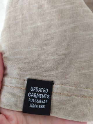 Camiseta Pull&Bear beige - Talla S