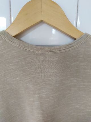 Camiseta Pull&Bear beige - Talla S