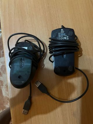 2 Ratones Logitech USB ópticos