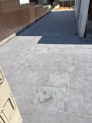 Hormigón impreso - Suelo exterior