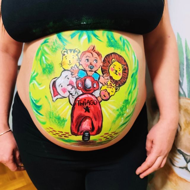 #Bellypainting #premamá #pintabarrigas #Babyshower