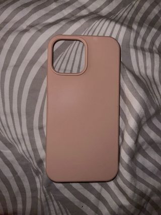 Funda silicona rosa iPhone 13 pro max
