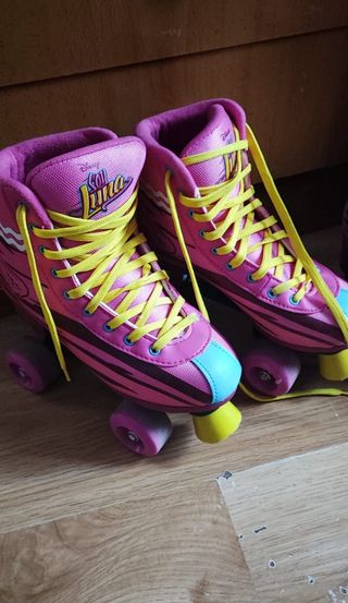 Patines Soy Luna Ajustables Rosa tallas 35