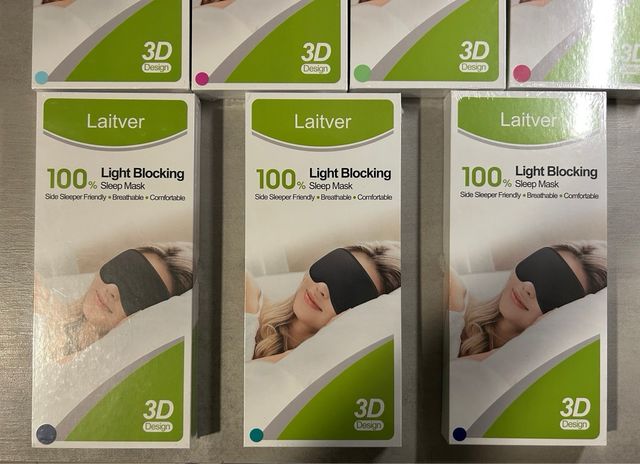 Pack 7 Antifaces Laitver - 100% Bloqueo Luz