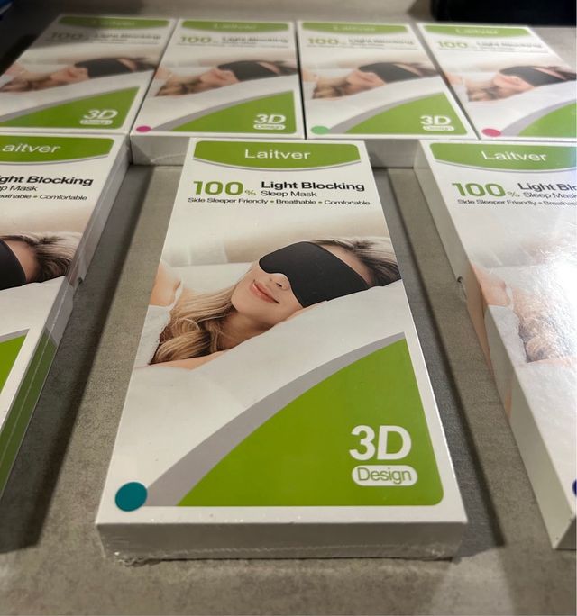 Pack 7 Antifaces Laitver - 100% Bloqueo Luz