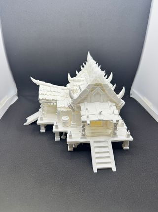 Escenografía: Torre de madera