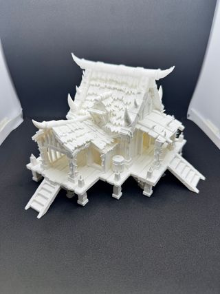 Escenografía: Torre de madera