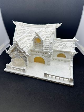 Escenografía: Torre de madera