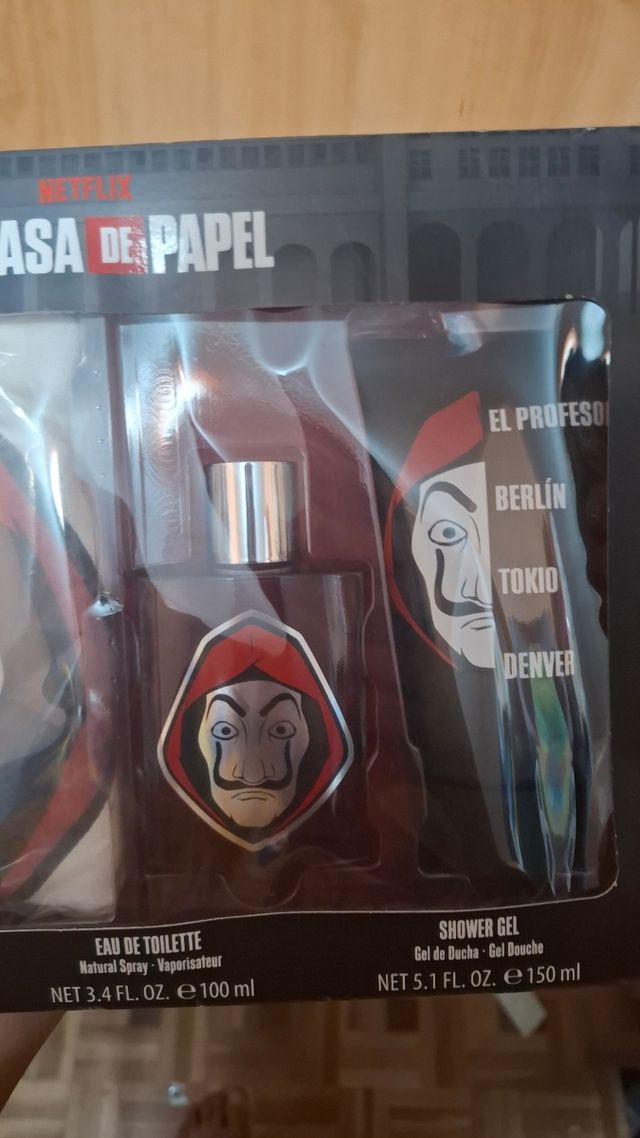 Set La Casa de Papel - Eau de Toilette + Gel