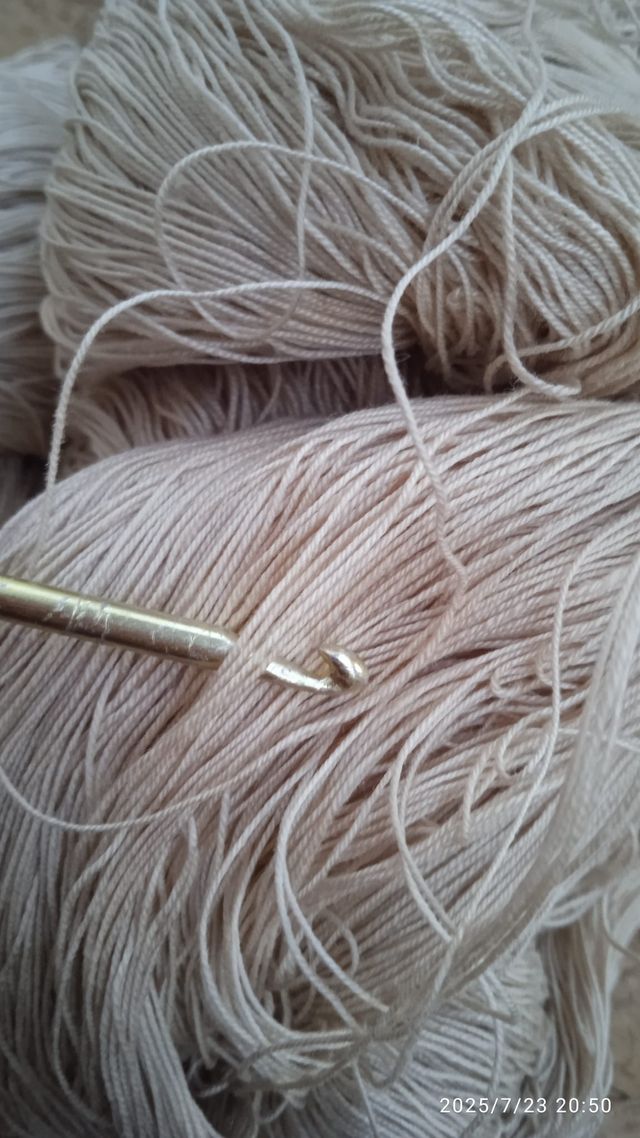 Filo di cotone - 3 matasse