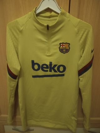 Sudadera FC Barcelona - Nike Amarilla
