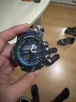 Reloj ex-shock deportivo azul