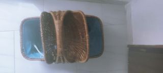 Cesta mimbre vintage