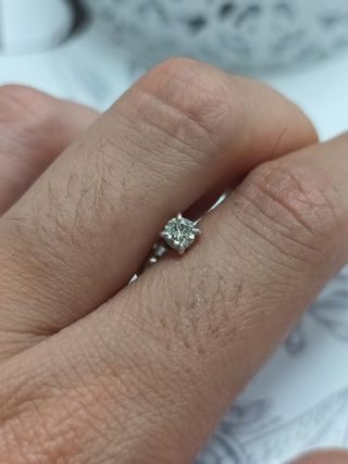 Pendiente Diamante Plata
