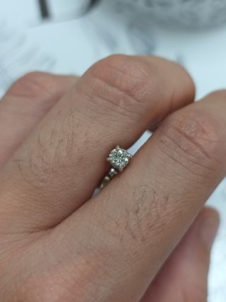 Pendiente Diamante Plata