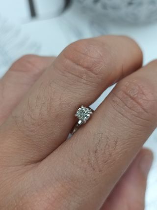 Pendiente Diamante Plata