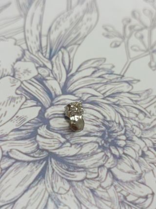Pendiente Diamante Plata