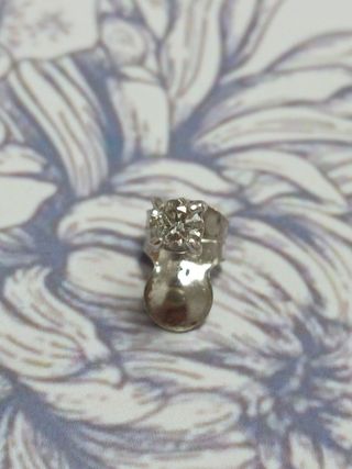 Pendiente Diamante Plata