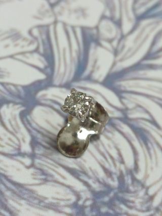 Pendiente Diamante Plata
