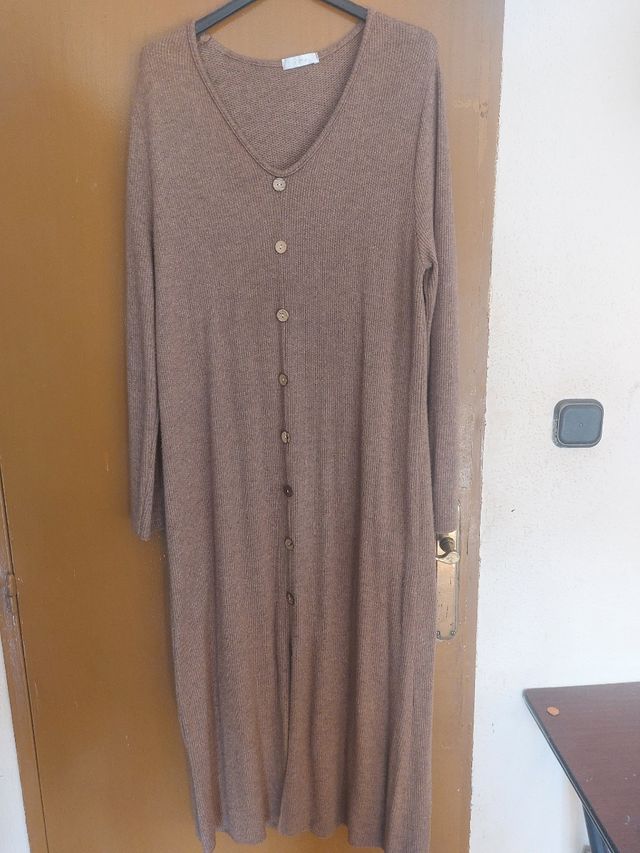 Vestido marrón invierno - Talla L