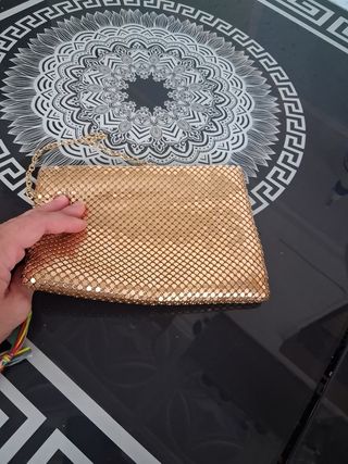 Bolso Paco Rabanne dorado
