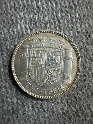 Moneda 1 peseta España (1933) (ESCUCHO OFERTA)