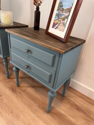 Mesitas de noche madera restauradas a tu gusto