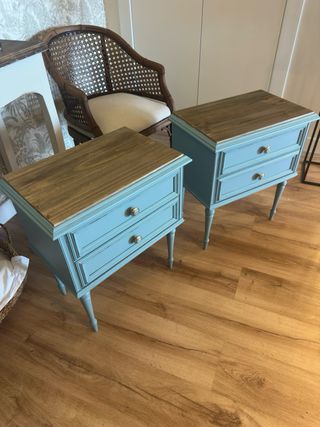 Mesitas de noche madera restauradas a tu gusto