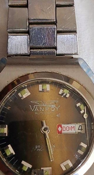 Reloj Vanroy automático vintage 